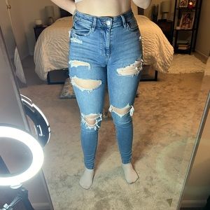 AE Super High Rise Jeggings